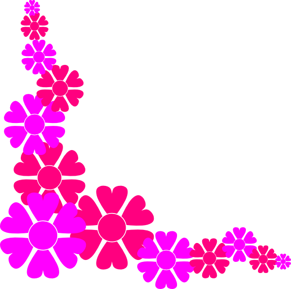 Flower Boarder Clipart - Clipart library