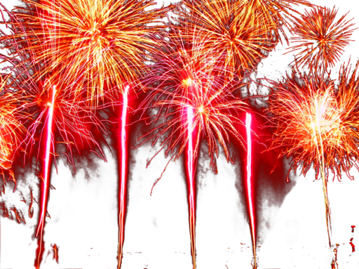 Transparent Background Image Of Fireworks