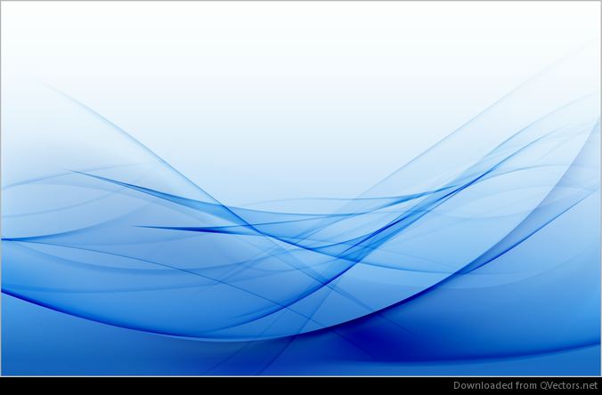 Abstract Background with Blue Curves Vector Illustration - Free 