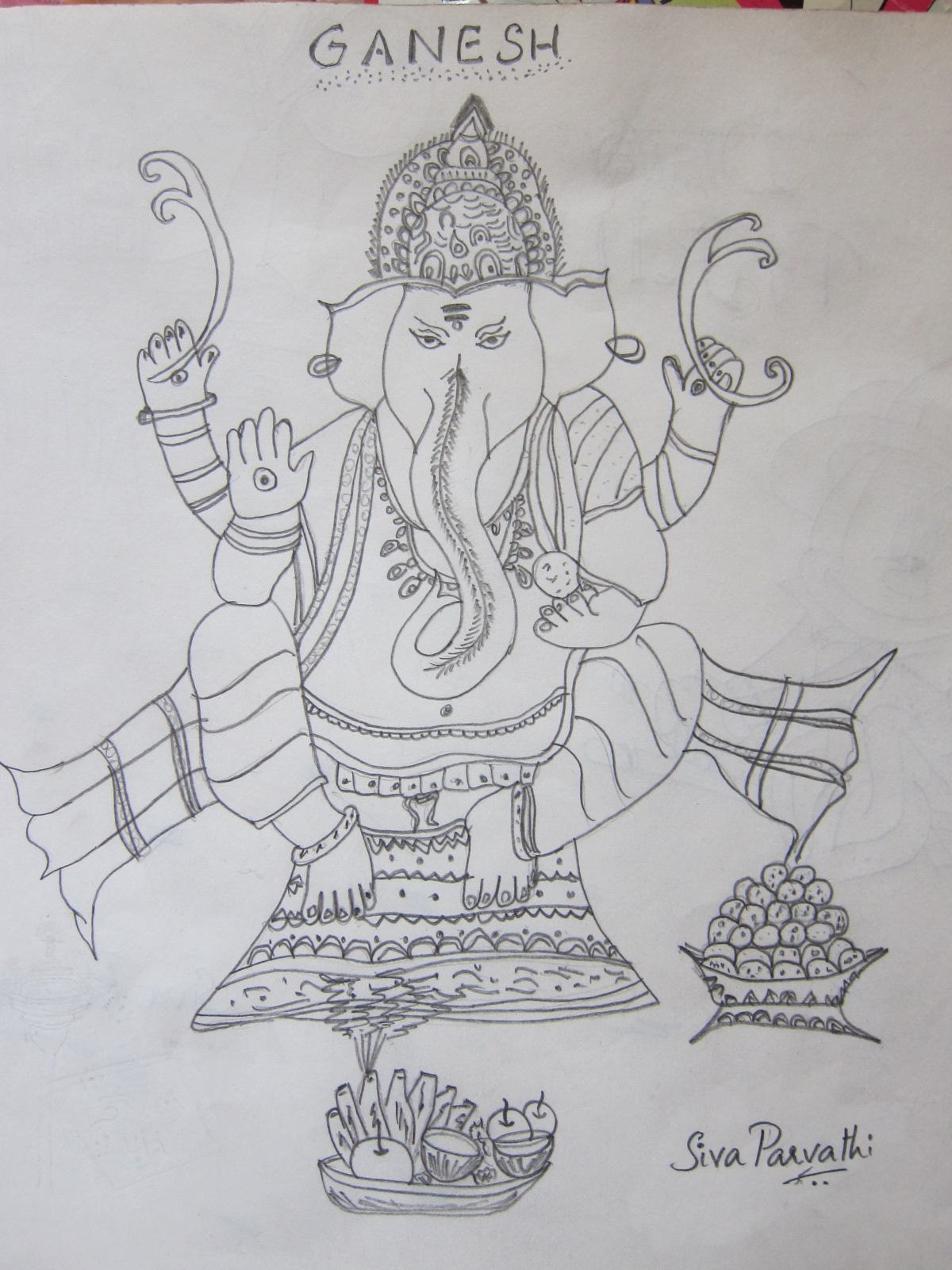 Free Ganesh Ji Sketch, Download Free Ganesh Ji Sketch png images, Free