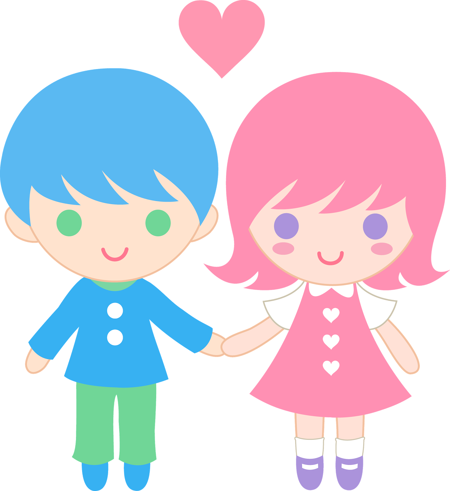 Cartoon Boy And Girl Png - Clipart library
