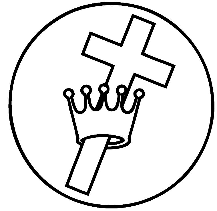 clipart cross and crown - photo #4
