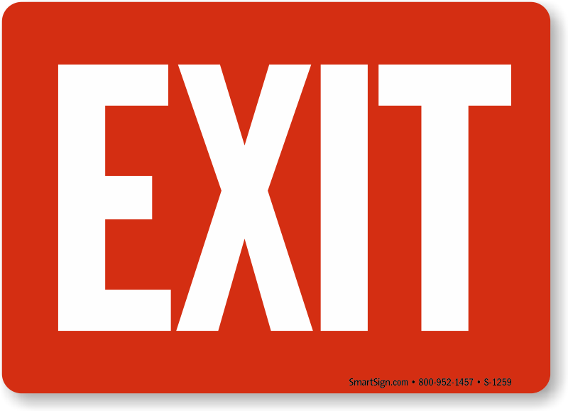 exit clipart free - photo #20