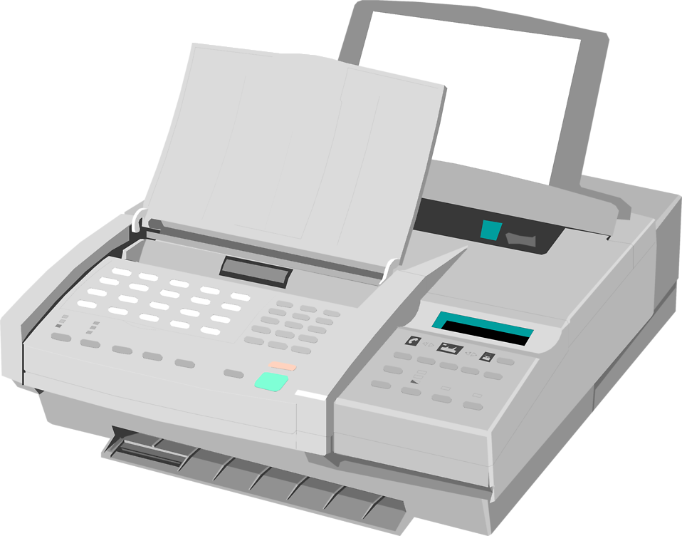 Free Stock Photos | Illustration of a fax machine | # 9975 