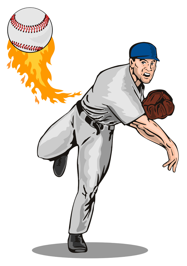 Cartoon Baseball Images