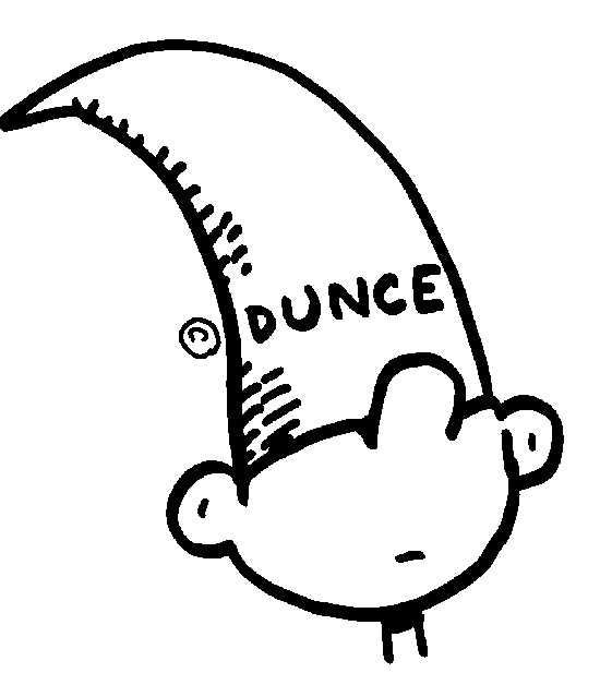 boy in dunce cap - Discovery Education's Clip Art Art Gallery 