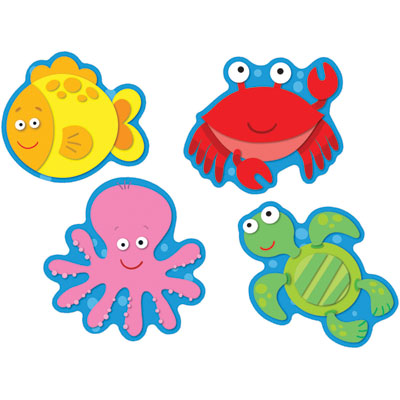 Sea Creatures Clip Art - Clipart library