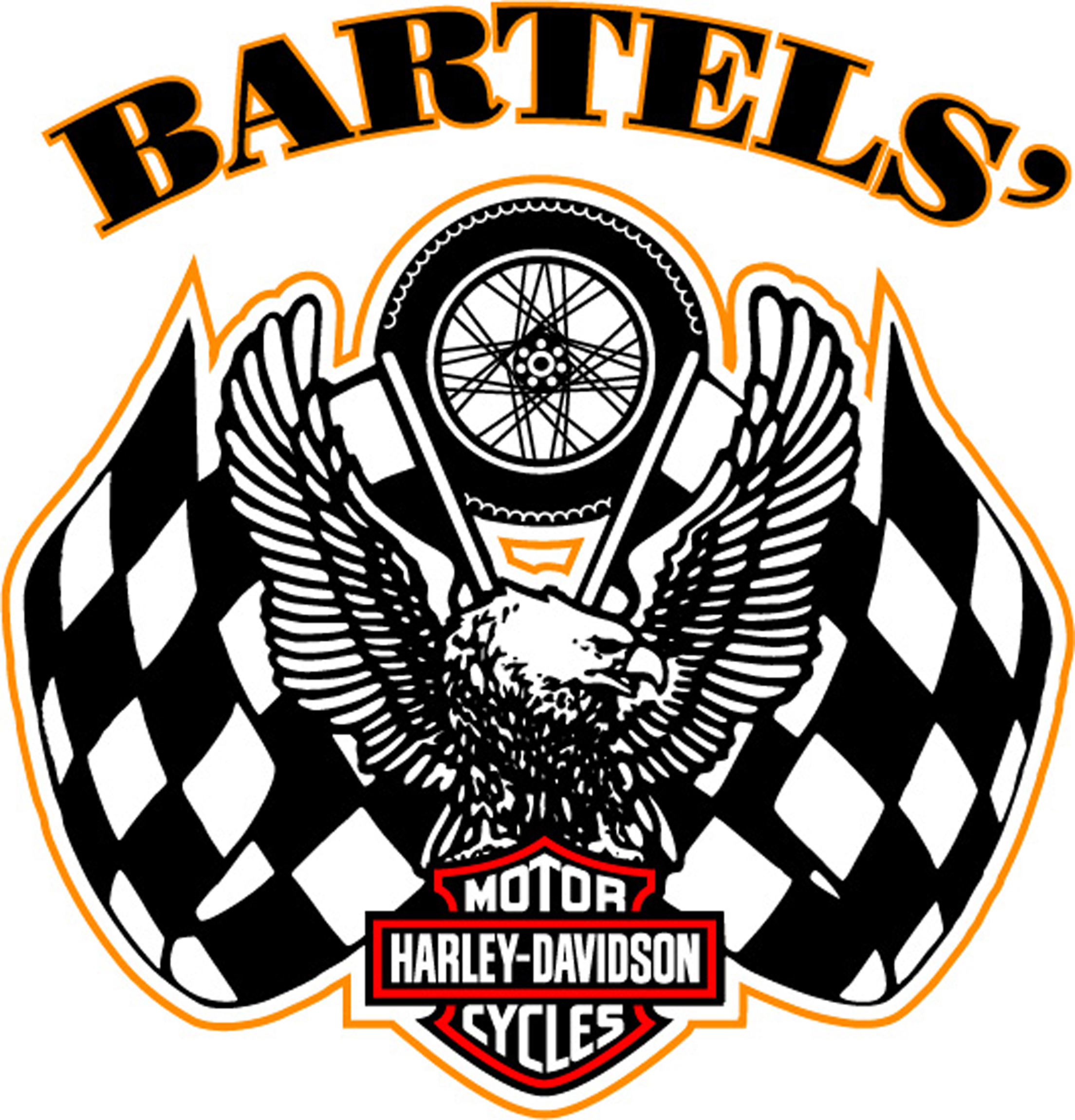 Harley Davidson Eagle Drawing - Clipart library