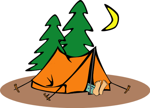 Free Camping Clipart ? for Labor Day Weekend tent and RV camping 
