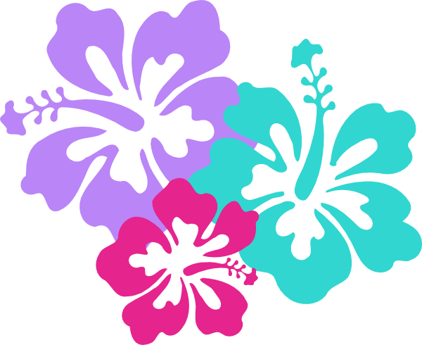 Hawaiian Flower Border Clip Art | Clipart library - Free Clipart Images