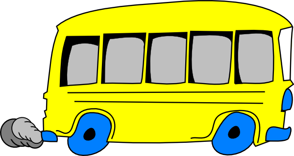 Yellow Bus Cartoon 