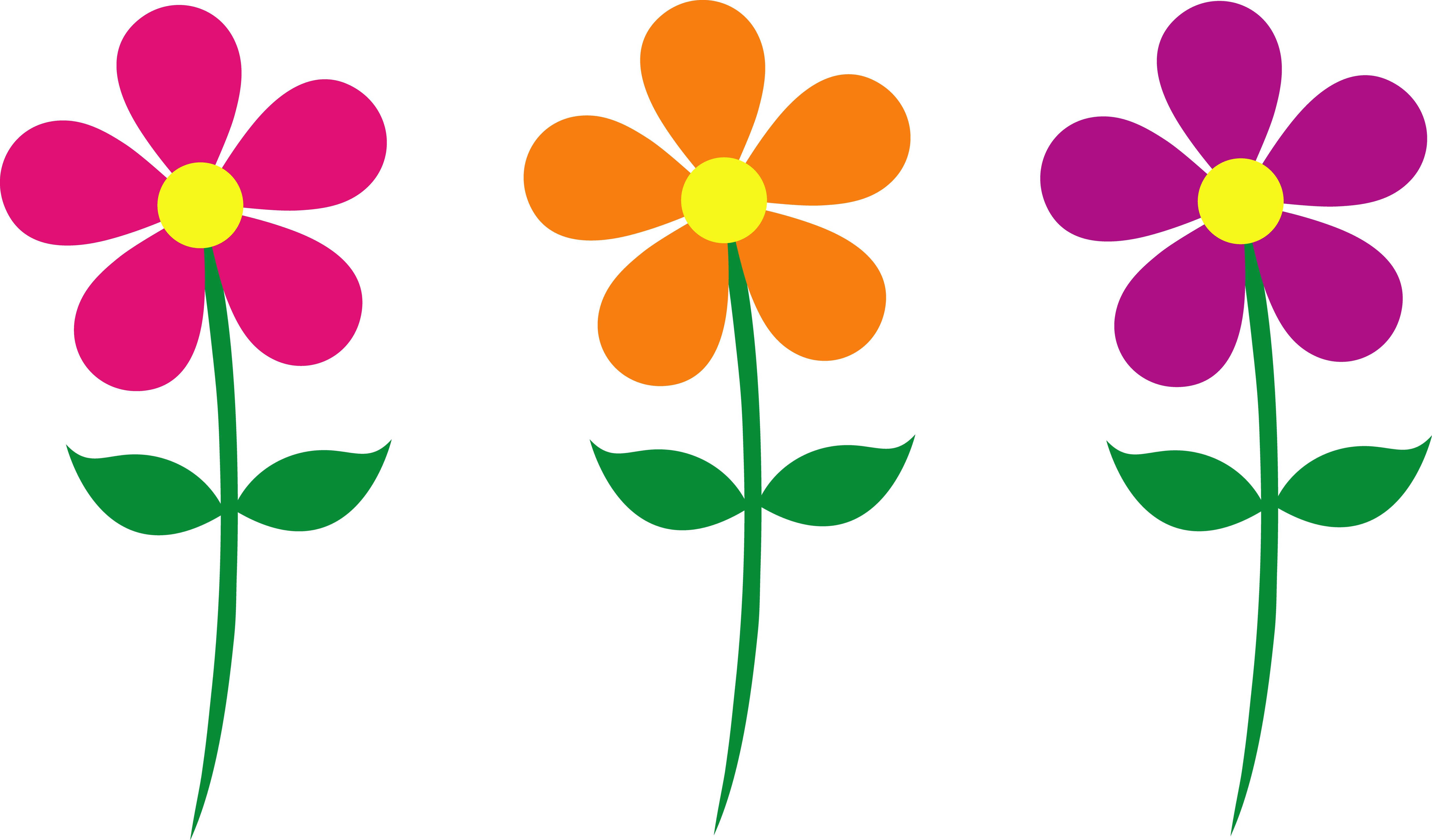 Cartoon Flowers Images 