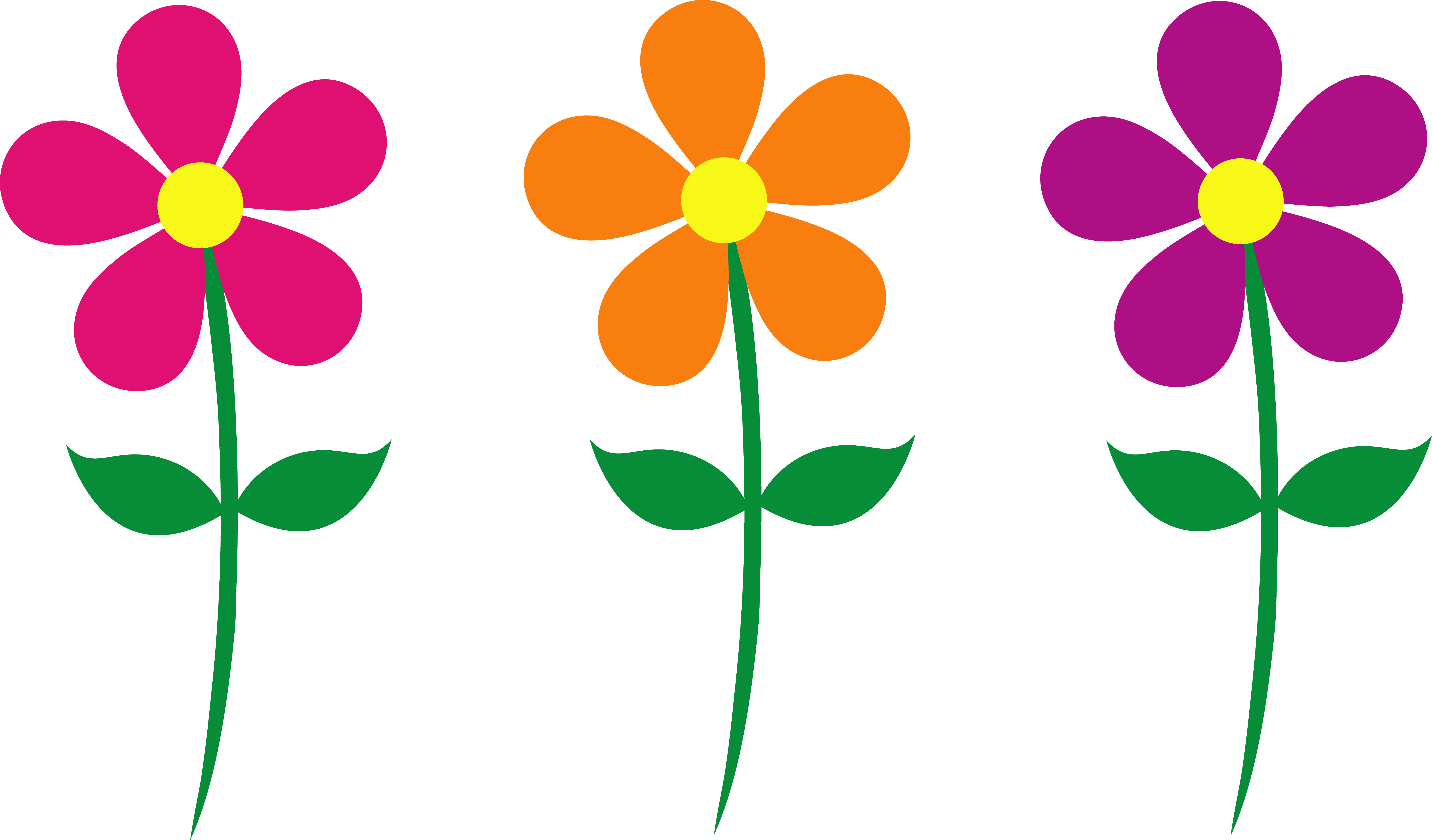 american flower clipart cartoon