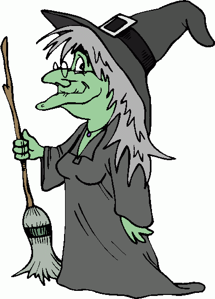 free witch cartoon clipart - photo #23