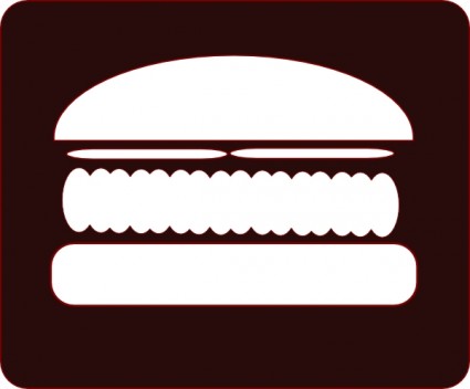 Hamburger clip art Vector clip art - Free vector for free download