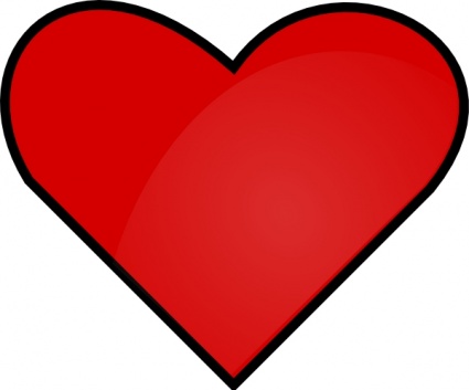 Clip Art Red Heart | Clipart library - Free Clipart Images