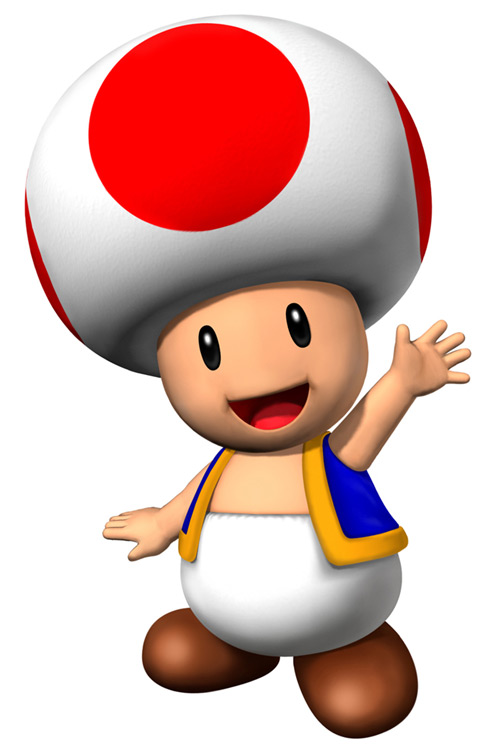 Toad - Characters  Art - New Super Mario Bros.