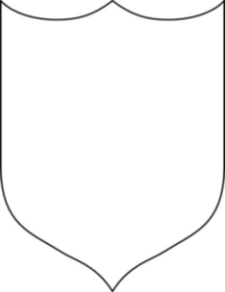 Blank Shield Md image - vector clip art online, royalty free 