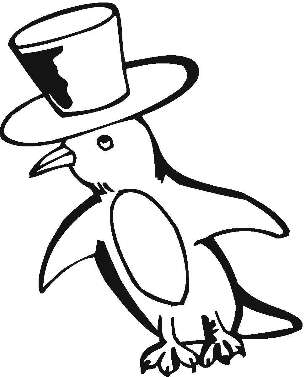printable penguins Coloring Picture HD For Kids