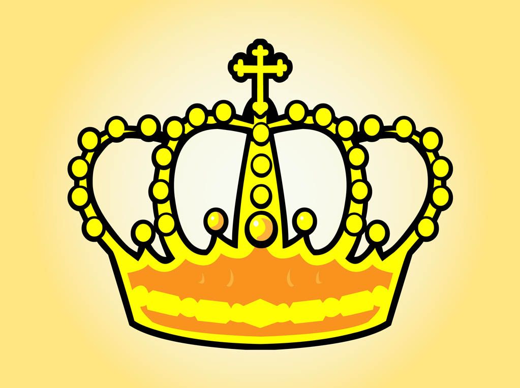 indian king crown vector