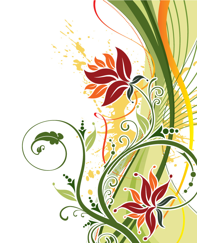 Fashion Floral Background Vector | Bing Gallery