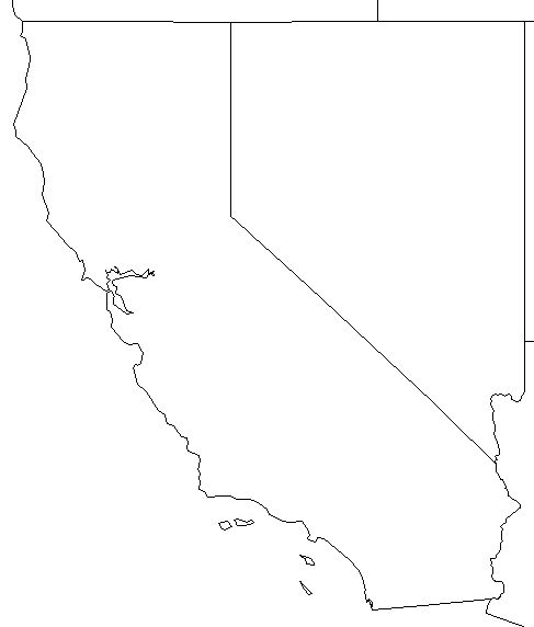 clip art california map - photo #47