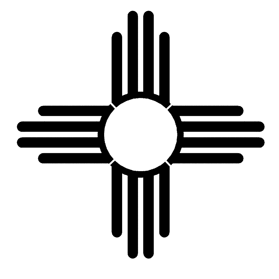 New Mexico State Flag Zia Stencil | SP Stencils
