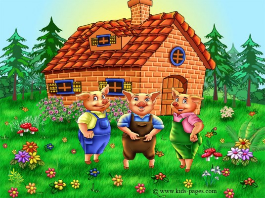 Kids Pages - The Three Little Pigs 3