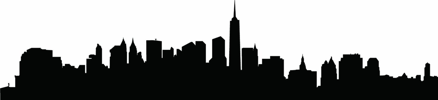 New York Skyline Silhouette - Clipart library