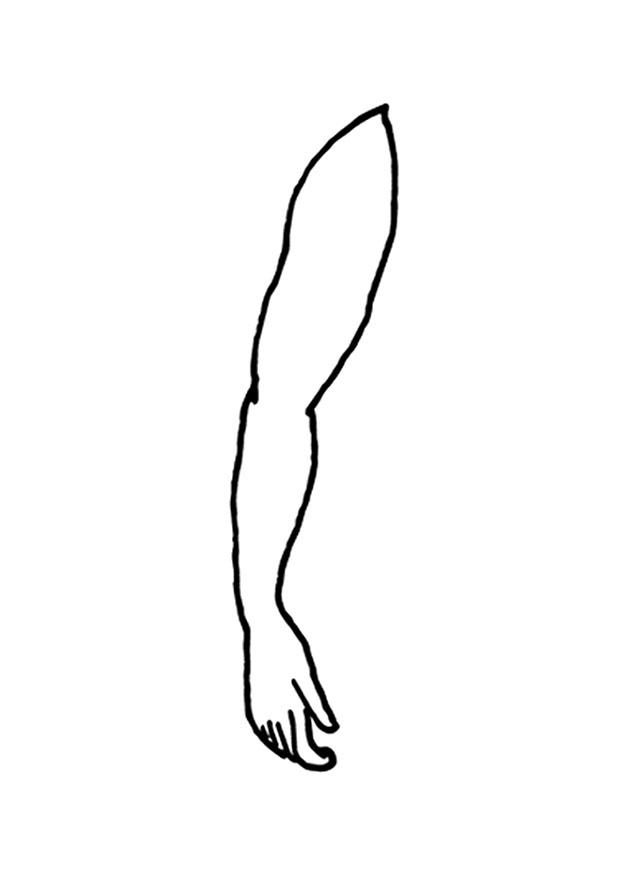 Coloring page arm - img 9520.
