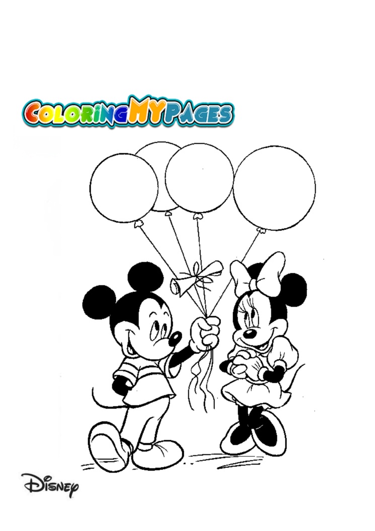 Disney Minnie Mouse Cartoon Coloring Pages #1 | Disney Coloring Pages