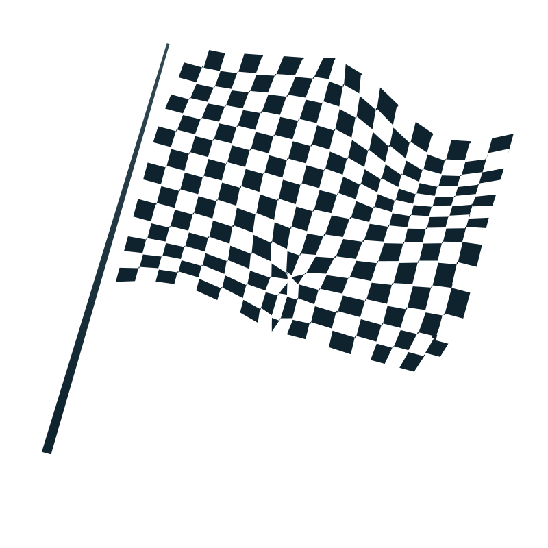 Chequered flag icon Free Vector 