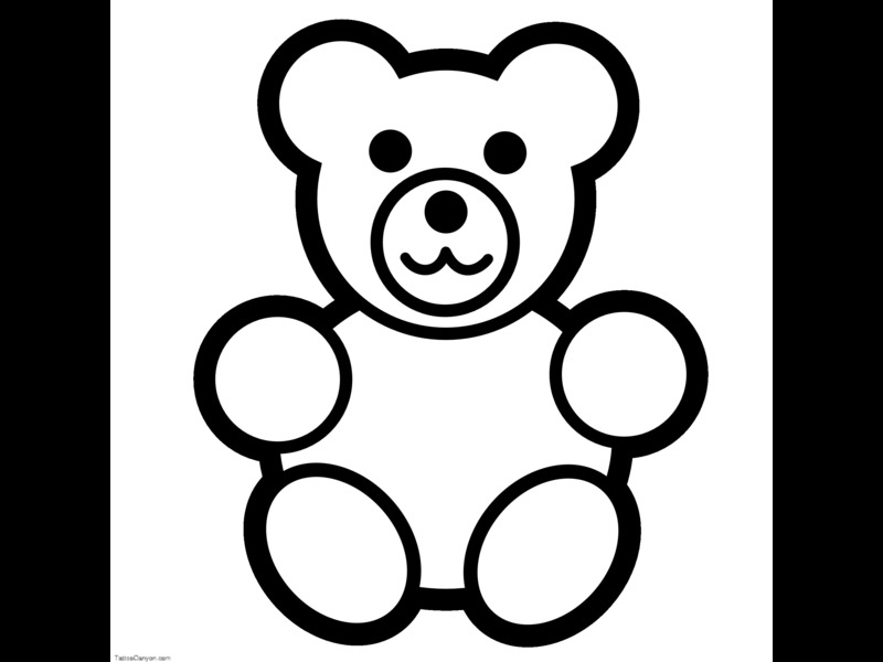 simple teddy bear tattoo design - Clip Art Library