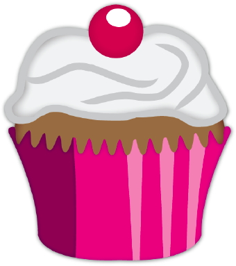 Cherry Cupcake clip art
