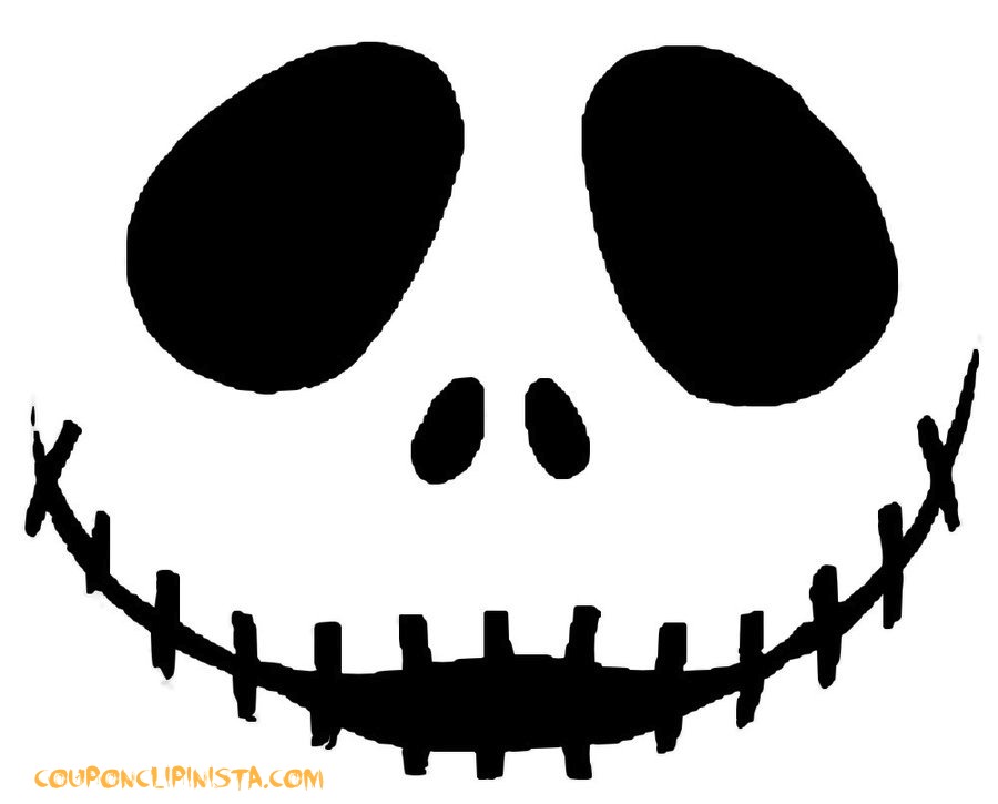 Printable Nightmare Before Christmas Pumpkin Template Clip Art Library