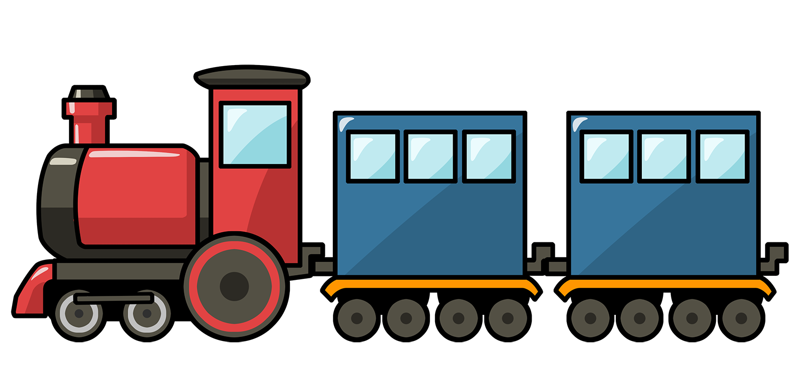 Cartoon Images Of Trains - Clipart library