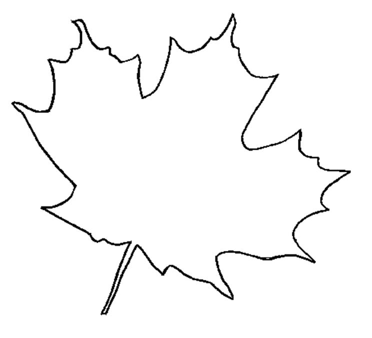 Maple Leaf Stencil