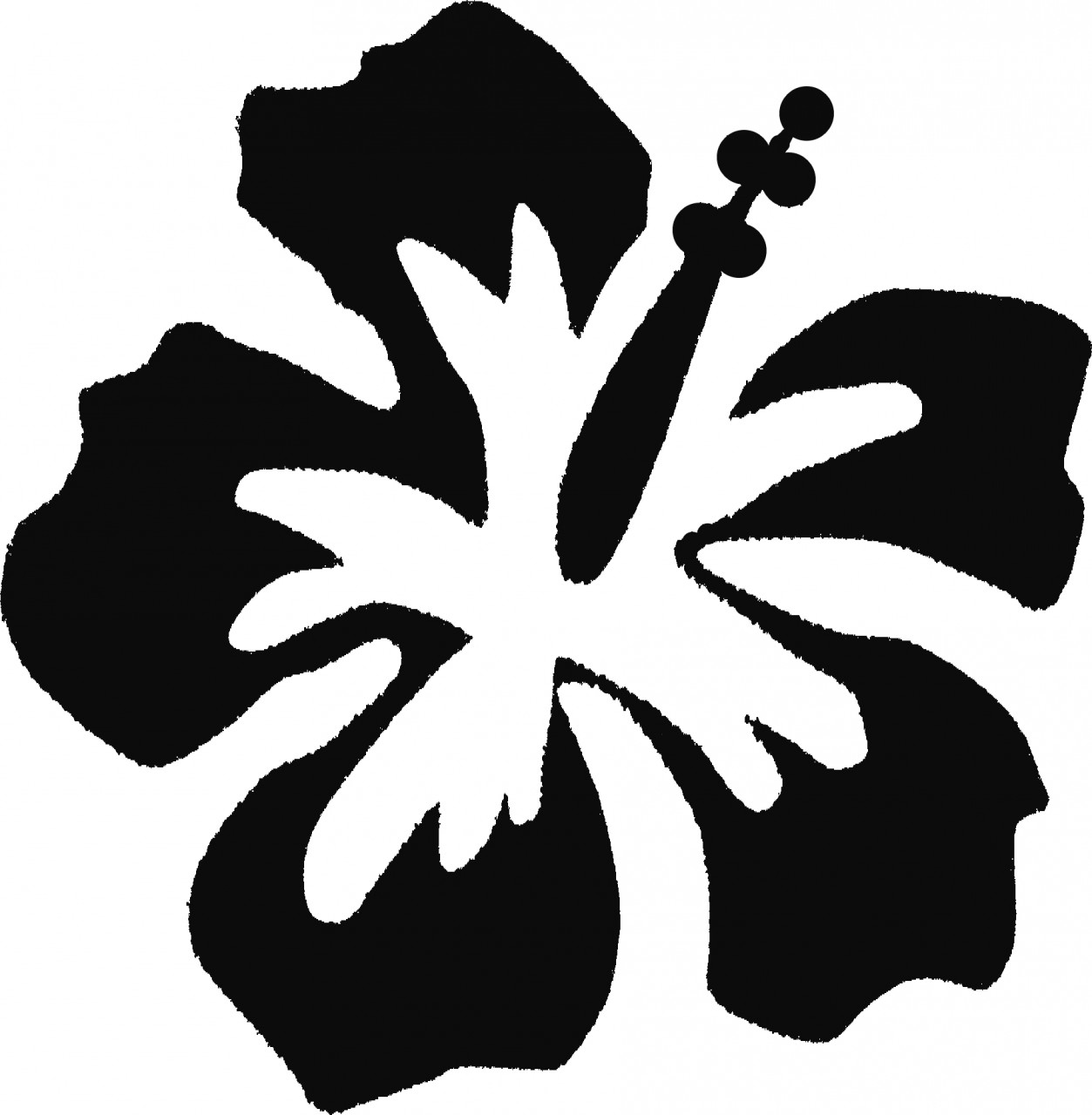 Collection of Hawaiian Flowers Silhouette (47) .