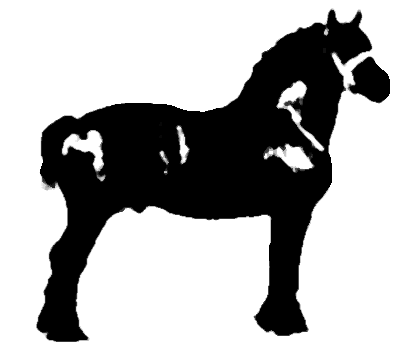 Virtual Horse Graphics - Free Equestrian Clip Art  Images: Draft 