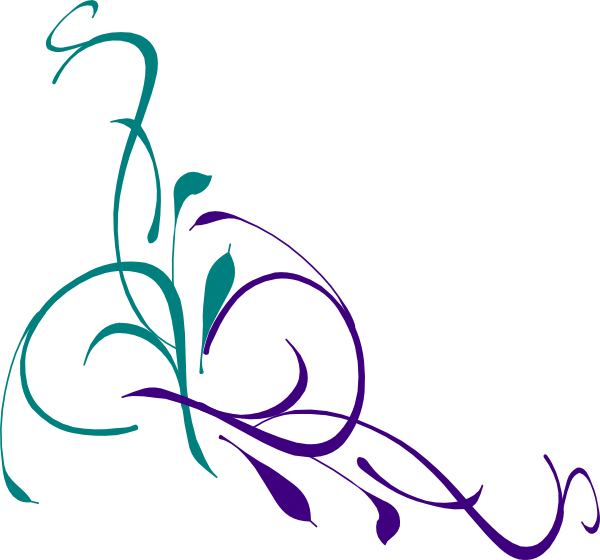 Floral Swirl clip art - vector clip art online, royalty free 