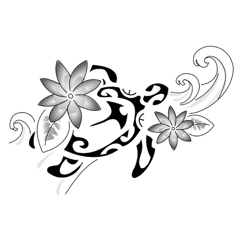 flower tattoo clip art - photo #22