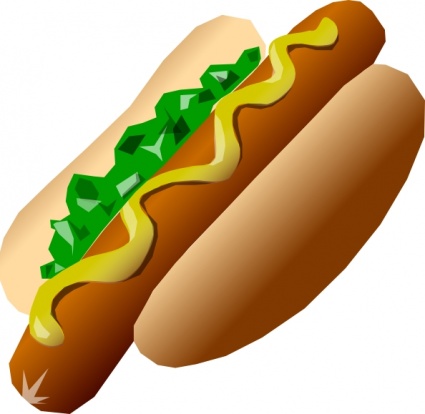 Download Hot dog clip art Vector Free