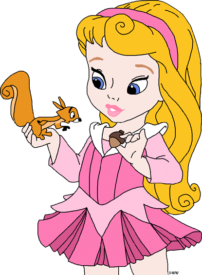 Walt Disney Little Princesses Clipart - Disney Clipart Galore