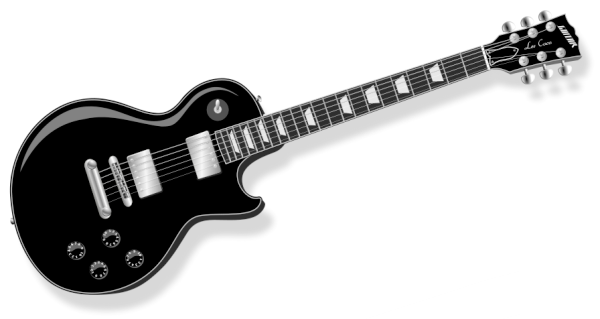 Black Electric Guitar Clip Art | Clipart library - Free Clipart Images
