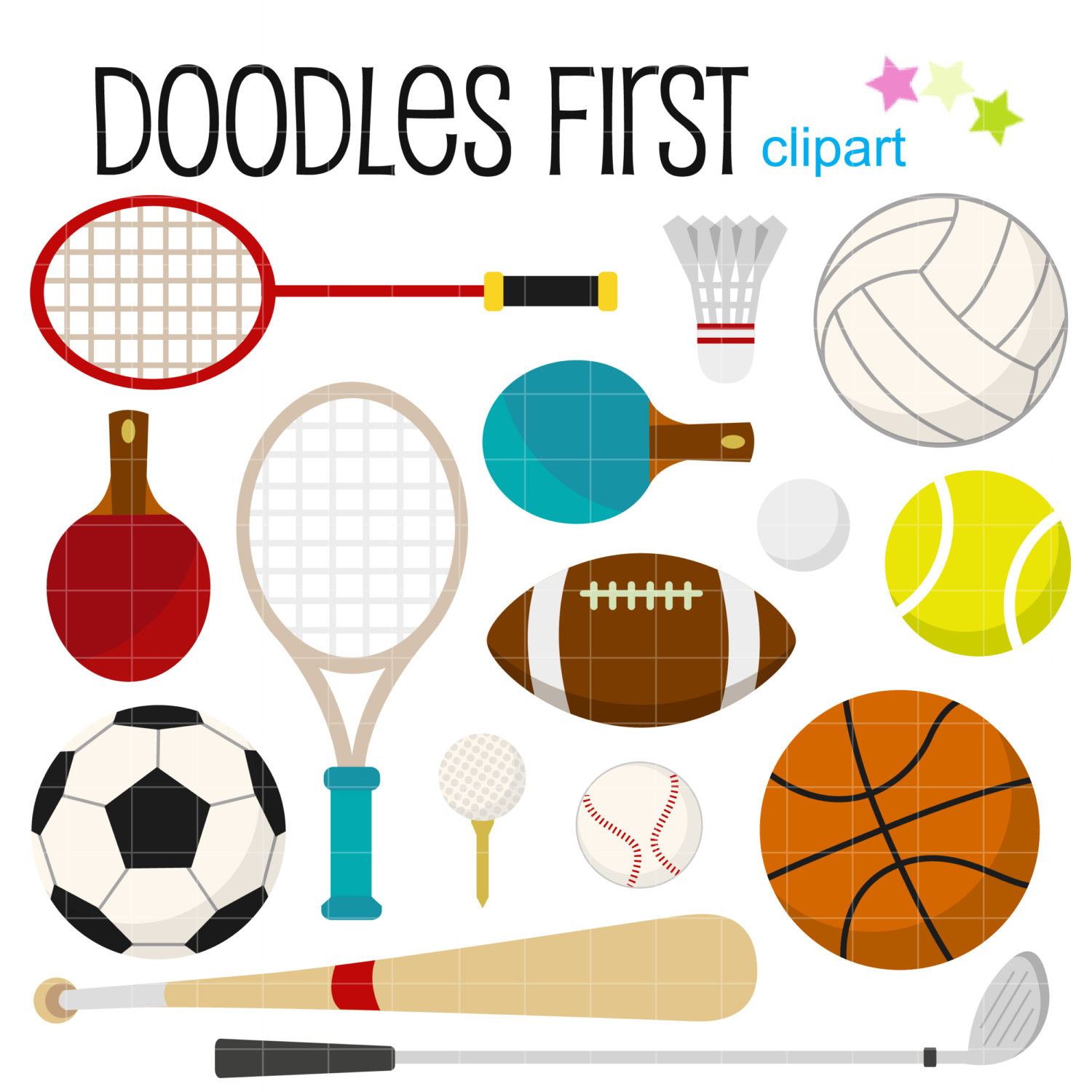 free clipart of sports equipment - photo #12