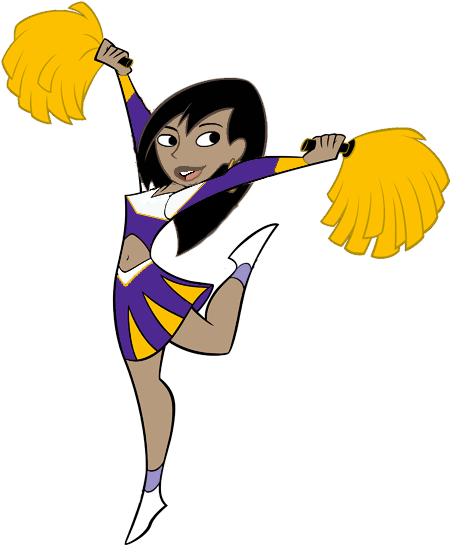 free animated clipart of cheerleaders - photo #8