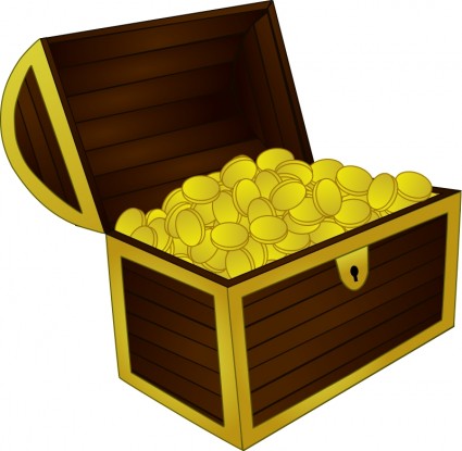 Treasure Chest Vector clip art - Free vector for free download