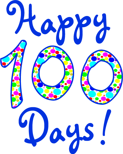 100 Days of School Clip Art