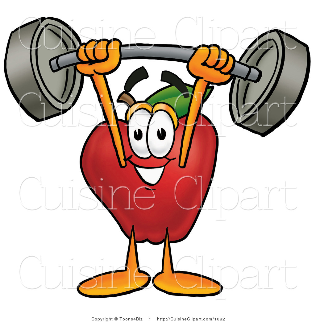 athlete sweating clipart