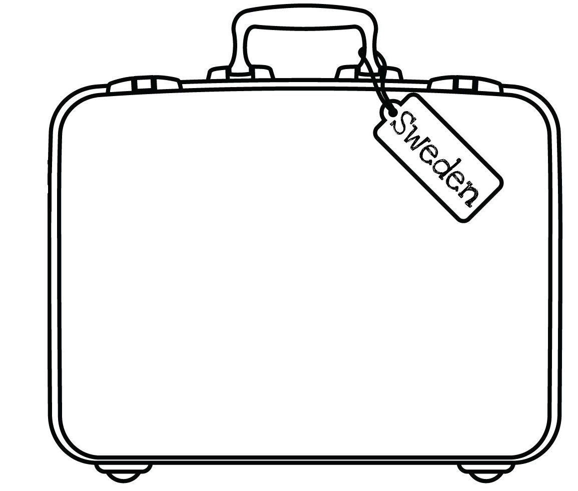 Free Suitcase Coloring Page Download Free Suitcase Coloring Page Png 